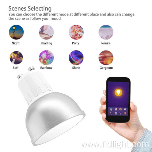 Wireless Light Bulb Alexa Voice Control RGBW Tuya Smart life Bulb Supplier